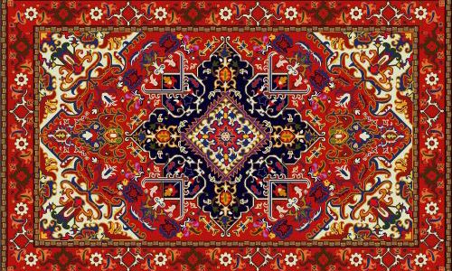 نقشه فرش ابریشمی