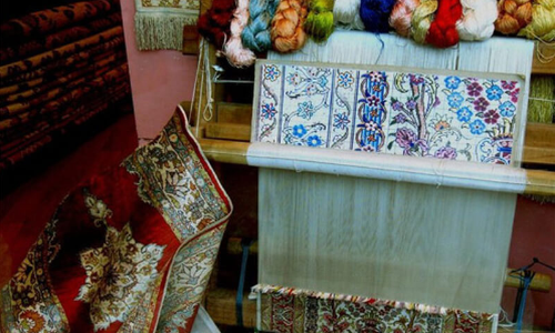 کارگاه فرش ابریشم